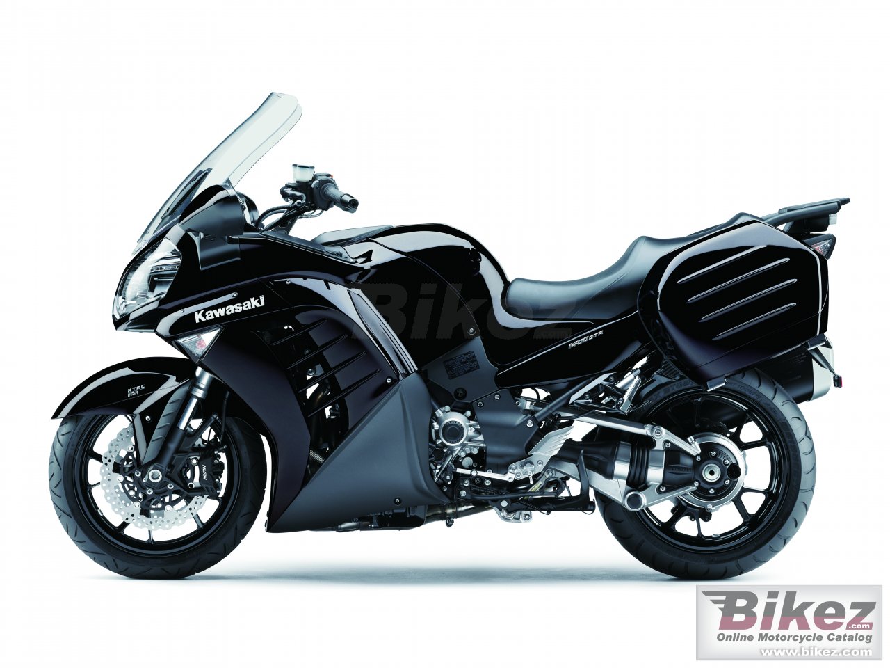 Big Kawasaki 1400 gtr picture and wallpaper from Bikez.com